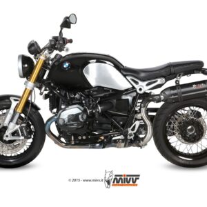 Escape Mivv Slip-On Suono black con tapa carbono BMW R Nine T 2014-23
