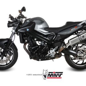 Escape Mivv Slip-On Speed edge St. Steel con tapa carbono BMW F 800 R / GT 2009-20