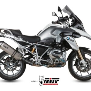 Escape Mivv Slip-On Speed edge titan con tapa carbono BMW R 1200 GS / Adventure 2013-18