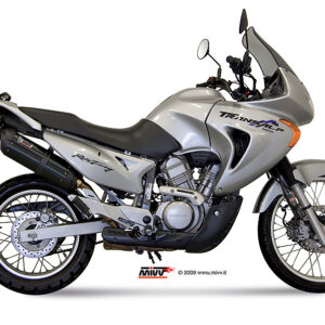 Escape Mivv Slip-On Suono black con tapa carbono Honda XLV 650 Transalp 2000-04