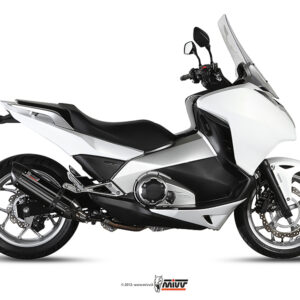Escape Mivv Slip-On Suono black con tapa carbono Honda Integra 700/750 / NC 700/750 S / X