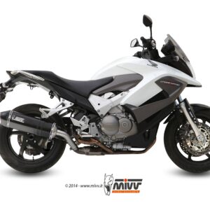 Escape Mivv Slip-On Speed edge black Honda Crossrunner 2011-14