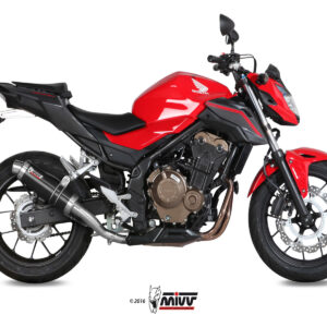 Escape Mivv Slip-On GP black Honda CB 500 F 2016-18