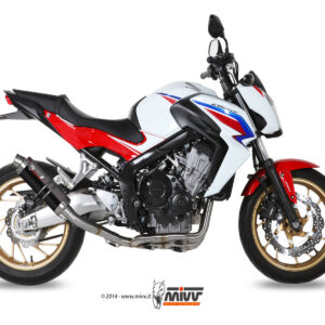 Escape Mivv Full system 4x2x1 GP black Honda CB 650 F 2014-18