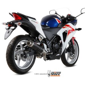 Escape Mivv Slip-On GP black Honda CBR 250 R 2011-14
