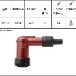 Pipa de Bujía NGK LB05FR