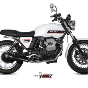 Escape Mivv 2 Slip-On Ghibli black Moto Guzzi V7 Classic / Special 2008-16