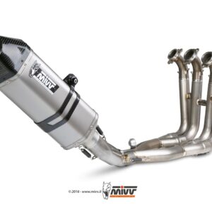 Escape Mivv Full system 4x2x1 Speed edge St. Steel con tapa carbono BMW S 1000 RR 2010-14