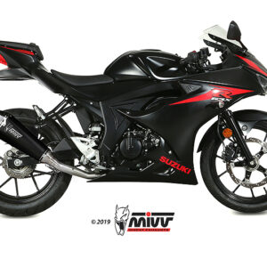 Escape Mivv Full system 1x1 Delta Race black Suzuki GSX-R 125 / GSX-S 125 2017-20