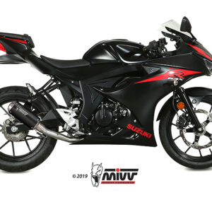 Escape Mivv Full system 1x1 MK3 black Suzuki GSX-R 125 / GSX-S 125 2017-20