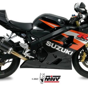 Escape Mivv Bolt-On GP carbon con tapa carbono Suzuki GSX-R 600 2004-05