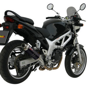 Escape Mivv Slip-On GP black Suzuki SV 650 1999-02