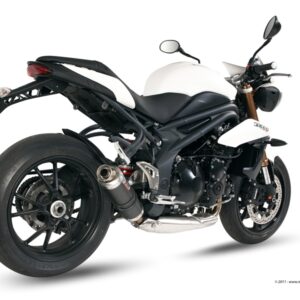 Escape Mivv Slip-On GP carbon Triumph Speed Triple 2011-15