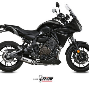 Escape Mivv Full system 2x1 Speed edge St. Steel con tapa carbono Yamaha Tracer 700 / GT / Tracer 7 16-23