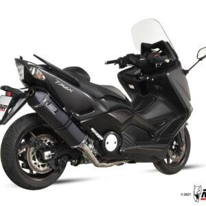 Escape Mivv Full system 2x1 Speed edge black Yamaha T-MAX 530 2012-16