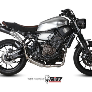 Escape Mivv Full system 2x1 Ghibli black Yamaha XSR 700 2016-22