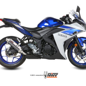 Escape Mivv Slip-On GP titan Yamaha YZF R25 / YZF R3 2015-23