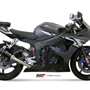 Escape Mivv Slip-On GP black Yamaha YZF 600 R6 2003-05