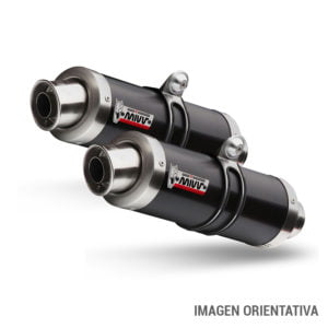 Escapes Mivv Gp Steel Black Ducati Monster S4R 03-05