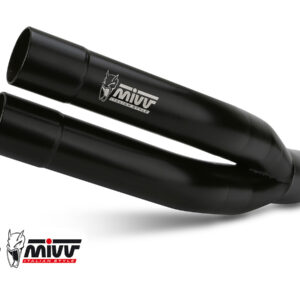 Escape Mivv Slip-On Double Gun black Suzuki Gladius 2009-15