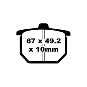 Pastillas Freno Ebc Semi-Sinterizadas Fa030V