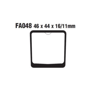 Pastillas Freno Ebc Organicas Fa048