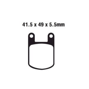 Pastillas Freno Ebc Organicas Fa050