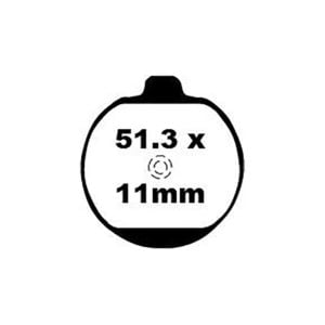 Pastillas Freno Ebc Organicas Fa062