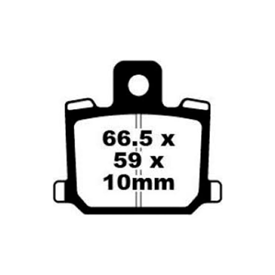 Pastillas Freno Ebc Organicas Fa070S