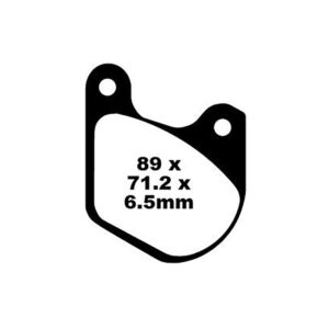 Pastillas Freno Ebc Organicas Fa072