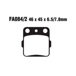 Pastillas Freno Ebc Campo Tt Fa084/2Tt