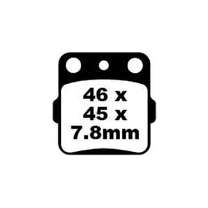 Pastillas Freno Ebc Campo Mx-S Sinterizadas Fa08