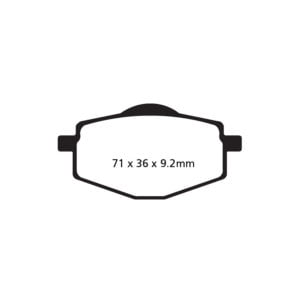 Pastillas Freno Ebc Campo Mx-S Sinterizadas Fa10