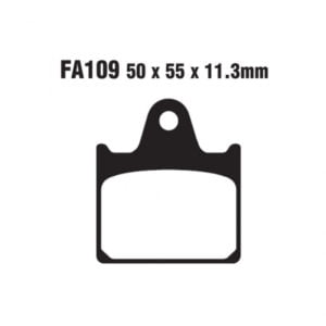 Pastillas Freno Ebc Organicas Fa109