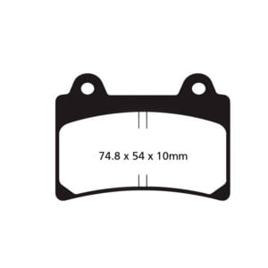 Pastillas Freno Ebc Hh Sinterizadas Fa123Hh