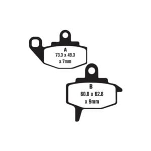 Pastillas Freno Ebc Campo Tt Fa130Tt