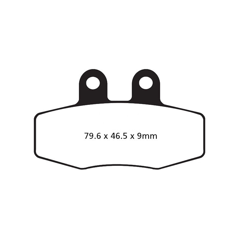 Pastillas Freno Ebc Campo Tt Fa132Tt