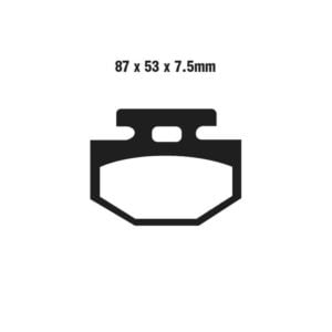 Pastillas Freno Ebc Organicas Fa176