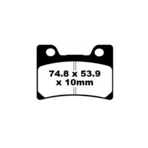 Pastillas Freno Ebc Hh Sinterizadas Fa182Hh