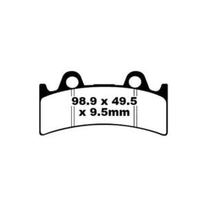 Pastillas Freno Ebc Semi-Sinterizadas Fa190V