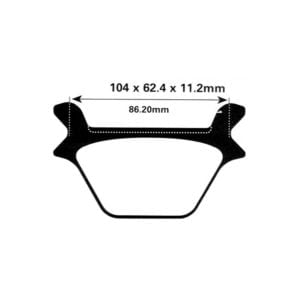 Pastillas Freno Ebc Hh Sinterizadas Fa200Hh