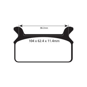 Pastillas Freno Ebc Hh Sinterizadas Fa201Hh