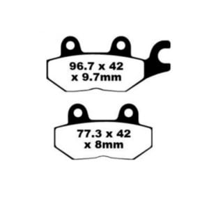 Pastillas de freno de base orgánica "FA" para TRIUMPH FA215/2