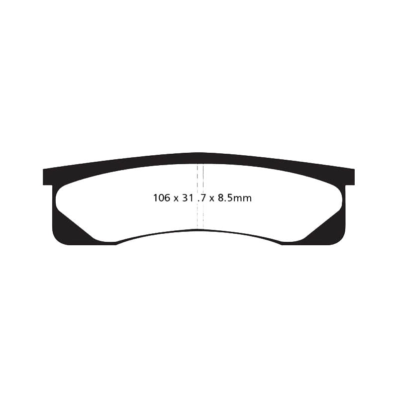 Pastillas Freno Ebc Organicas Fa217