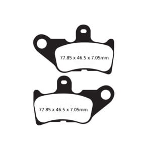 Pastillas Freno Ebc Organicas Fa336