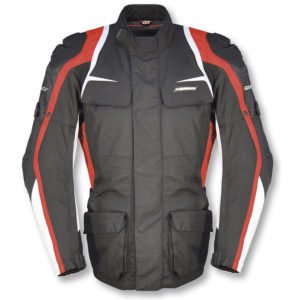 Chaqueta Garibaldi Overland Negro-Rojo-Gris