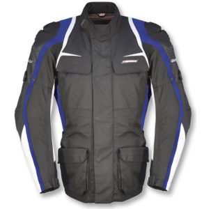 Chaqueta Garibaldi Overland Negro-Azul-Gris