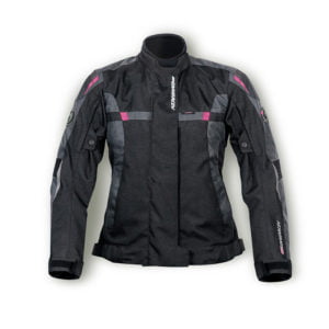 Chaqueta Garibaldi Hacker Mujer Negro-Fucsia