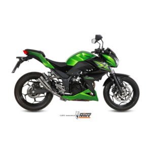 Escape Mivv Double Gun Full Titanio Kawasaki Z300 15-16