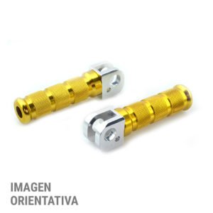 Juego Estribera V-Parts Delantera-Trasera Oro Suzuky 92-02